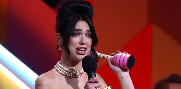 Dua Lipa BRIT awards