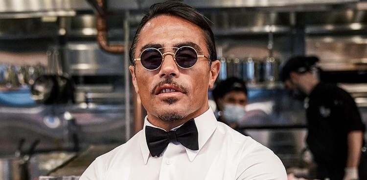 Salt Bae Gold Steak