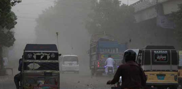 Karachi dust storm, rain forecast, Sardar Sarfaraz