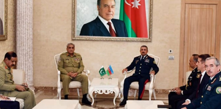 coas bajwa azerbaijan defence cooperation ispr