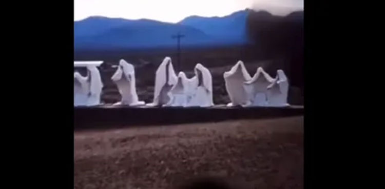 Tiktoker Creepy Hooded Ghost Town