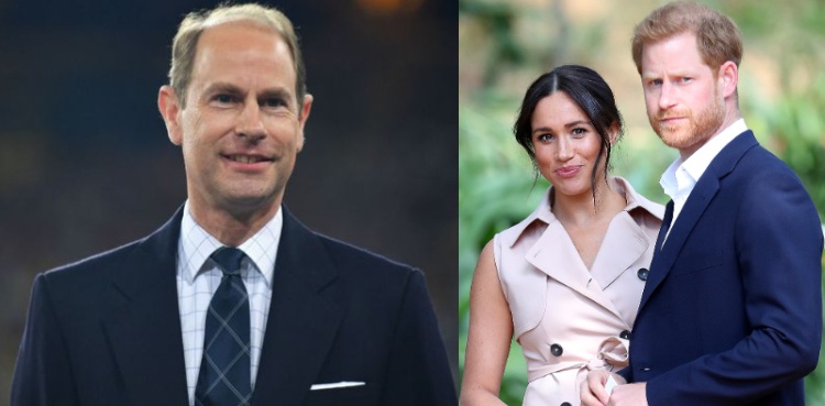 Prince Edward addresses harry rift