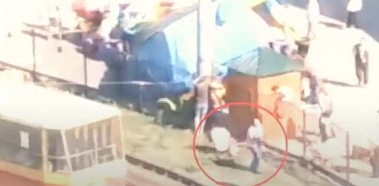 children, bouncing castle explode