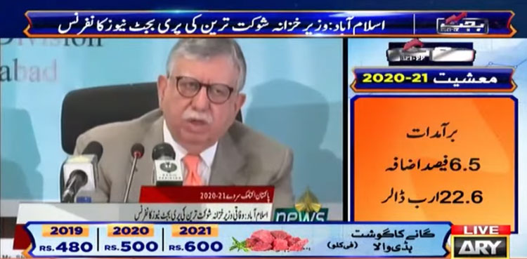 Shaukat Tarin Economic Survey