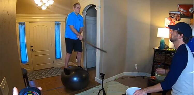 grapes, sword, guinness world record, David Rush