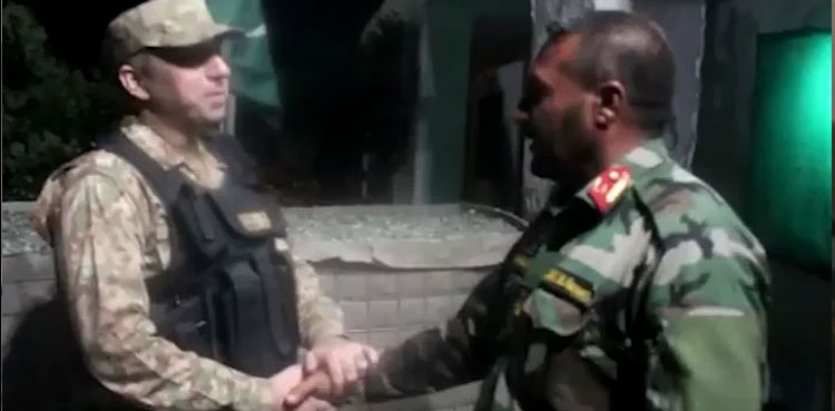 afghan soldiers return Afghanistan ispr