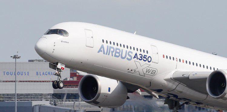 Saudi Airbus A350 cargo jet