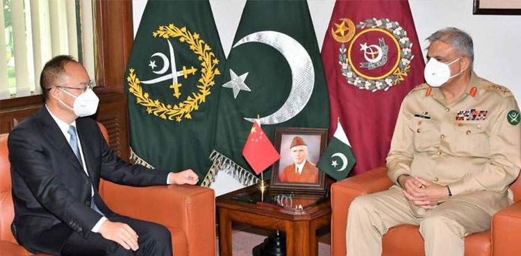 coas bajwa chinese envoy cpec regional security