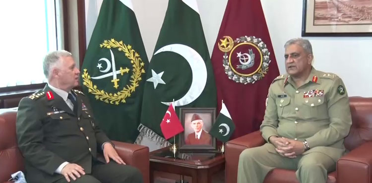 commander turkish land forces umit dundar coas bajwa ghq ispr