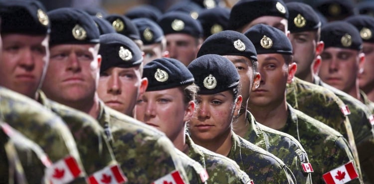 Canadian military british columbia