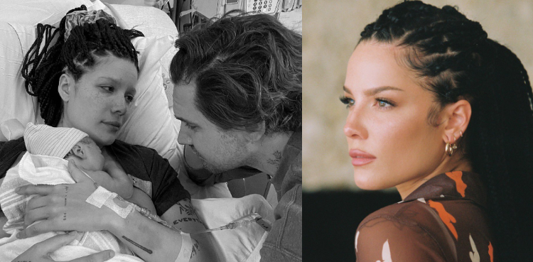 Halsey welcomes first child