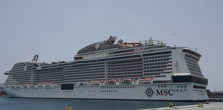 MSC Bellissima cruise ship Saudi