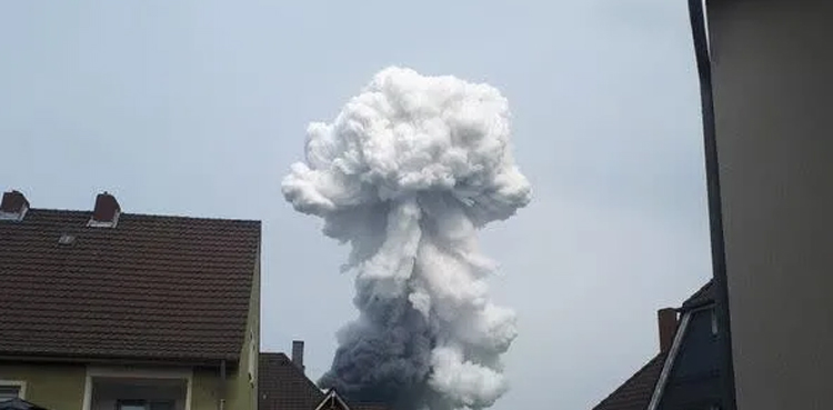 Leverkusen explosion german