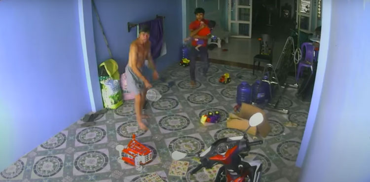 king cobra venomous snake child house viral video