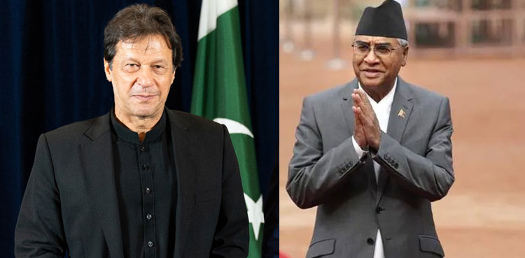 pm-imran-khan nepal pm Sher Bahadur Deuba