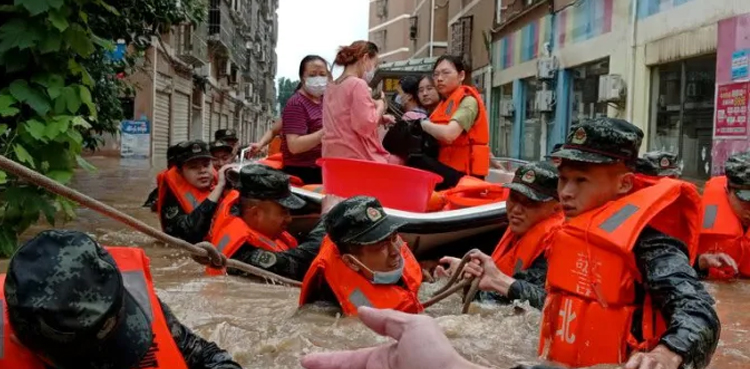 China Rain Red Alert