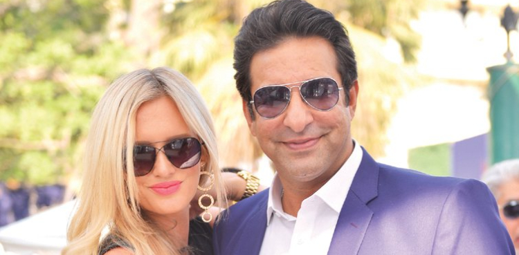 wasim akram, shaniera akram