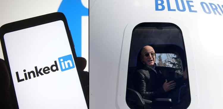 Linkedin Jeff Bezos fake post