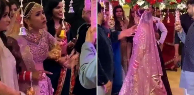 Bride wedding hall entry song