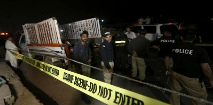 Karachi truck blast head money