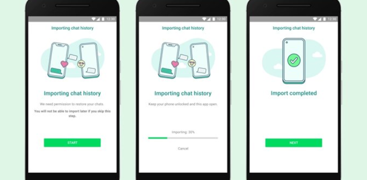 WhatsApp chats iOS Android