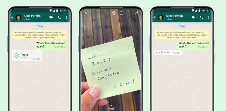 WhatsApp View Once