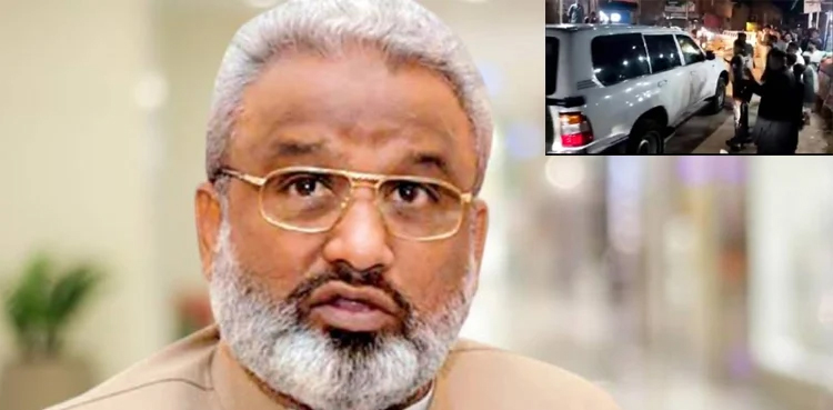 arbab ghulam rahim convoy attack sindh governor tando muhammad khan