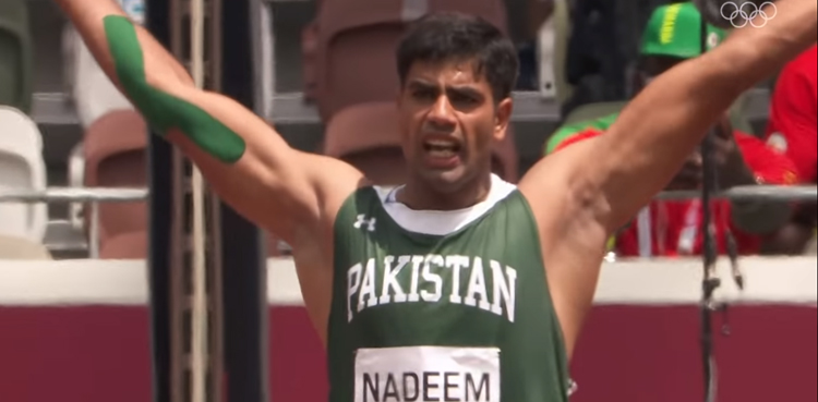 Arshad Nadeem Javelin throw Pakistan Olympics