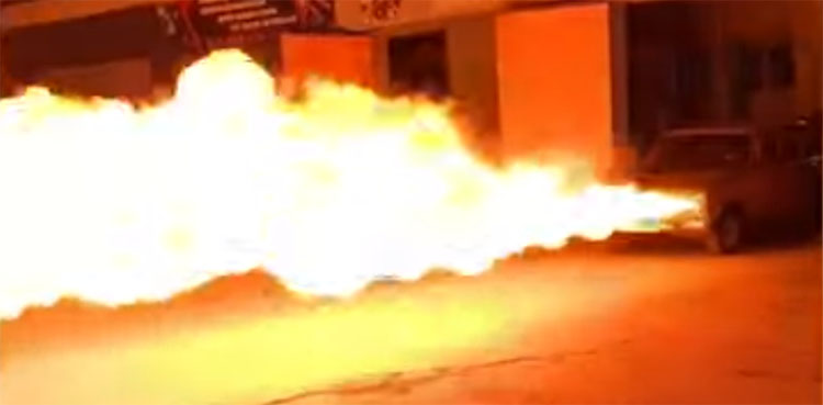 mechanic, dragon, fire throwing vehicle,