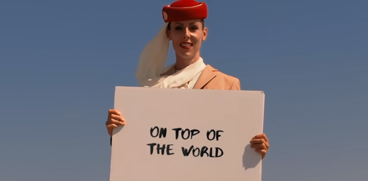 Emirates Burj Khalifa ad