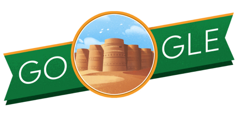 google doodle pakistan independence day derawar fort