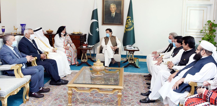 imran khan arab parliament delegation islomophobia kashmir palestine