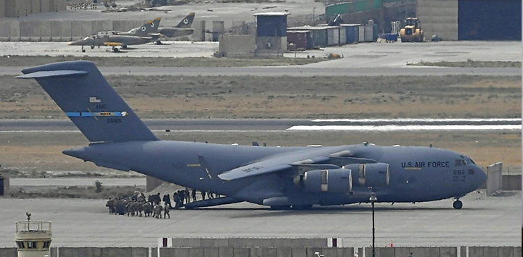 Kabul airport Afghanistan