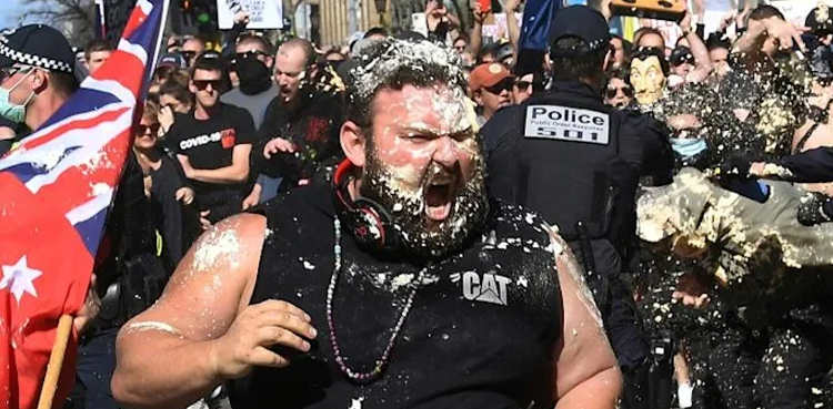 australia lockdown protesters