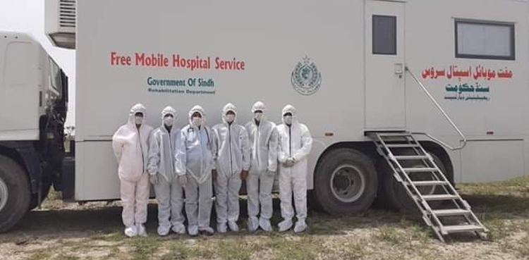 sindh mobile hospitals covid-19 vaccination