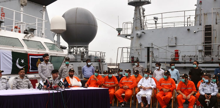 Pak Navy PMSA vessel stranded