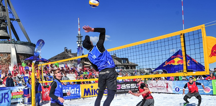 Dubai Snow Volleyball tournament