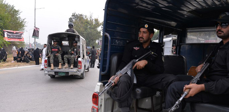 chehlum processions security karachi
