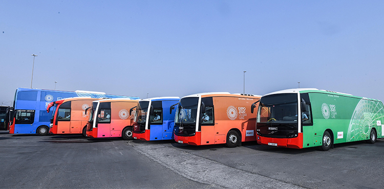 Dubai expo rider buses