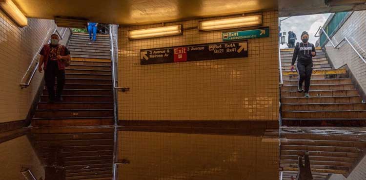 new york city, new york subways, new york floods, hurricane ida