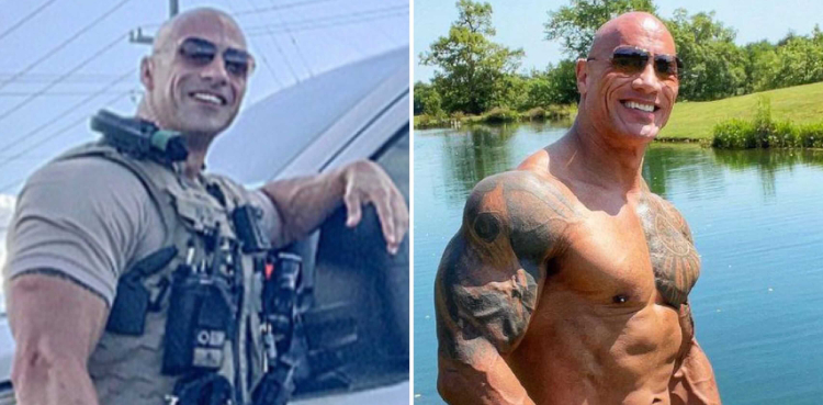 Dwayne Johnson doppelganger
