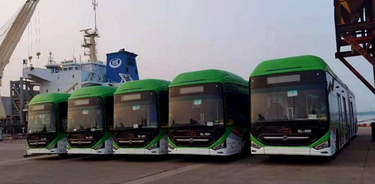 Karachi Green Line buses