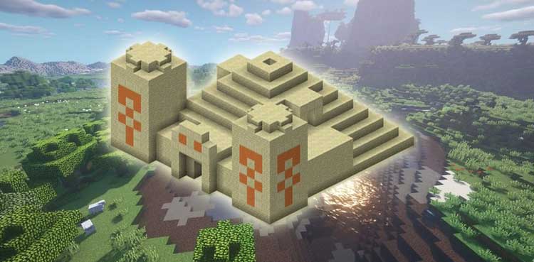 minecraft, desert temple,