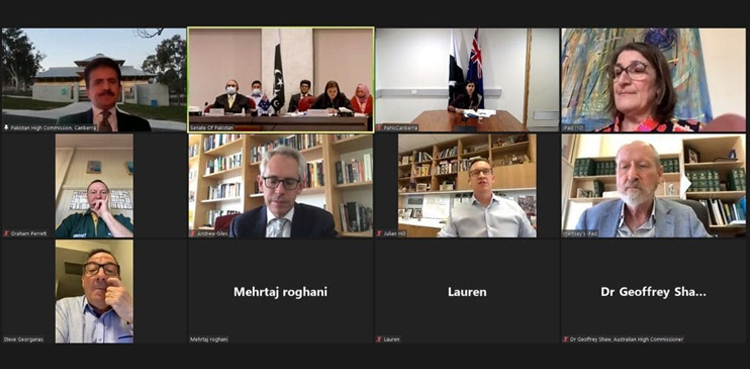 pakistan australia parliamentary friendship groups virtual meeting