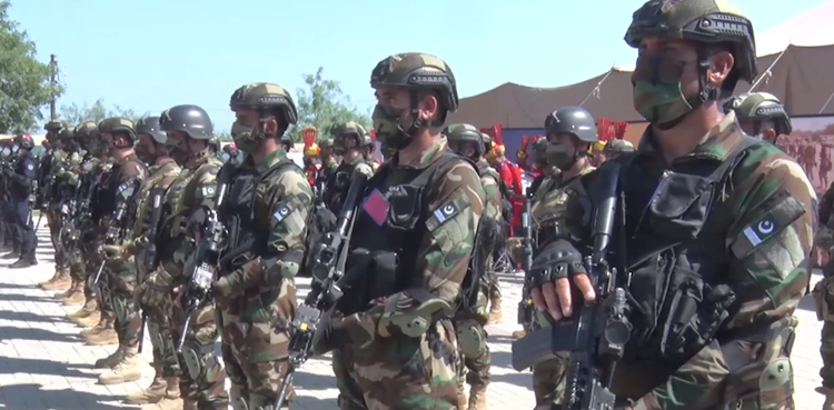 JATE 2021 pakistan army military exercise chinese troops sco