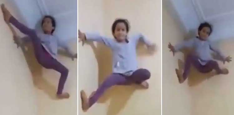 Spider-Man, girl , wall climbing