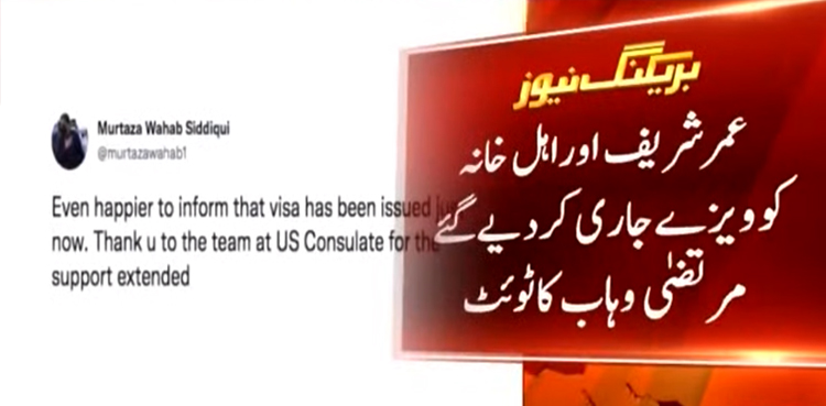 Umer Sharif US Visa
