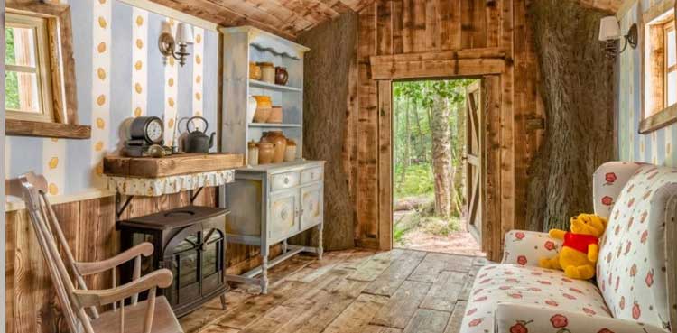 winnie the pooh home, cottage, rent
