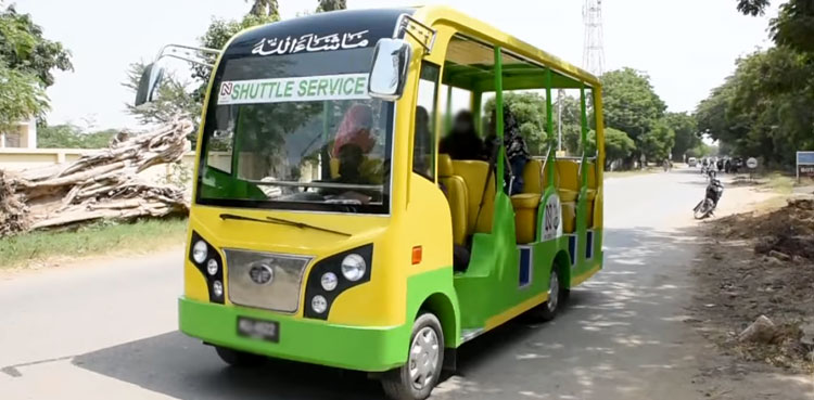 KU electric shuttle service