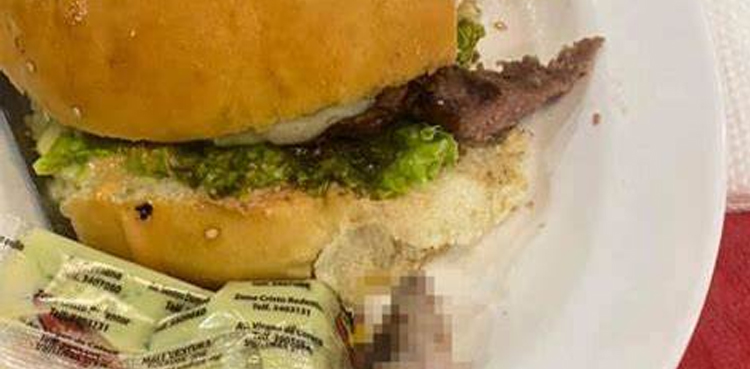 human finger burger